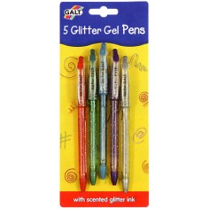 Galt - 5 Pixuri cu Gel - 5 Glitter Gel Pens